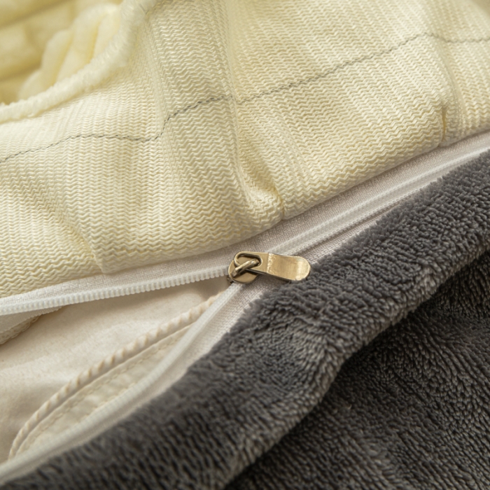 91家纺网 家纺一手货源 找家纺 慕澄 2022牛奶绒剪花绒荷叶边四件套暖光效果图 奶油白