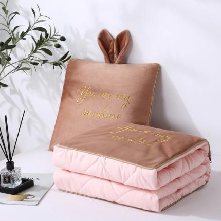 91家纺网 家纺一手货源 找家纺 （总）慕澄 2022新款兔兔网红抱枕被