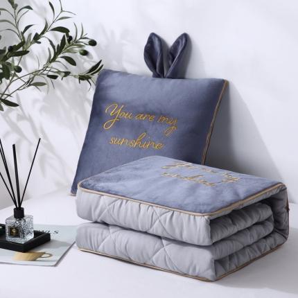 91家纺网 家纺一手货源 找家纺 （总）慕澄 2022新款兔兔网红抱枕被