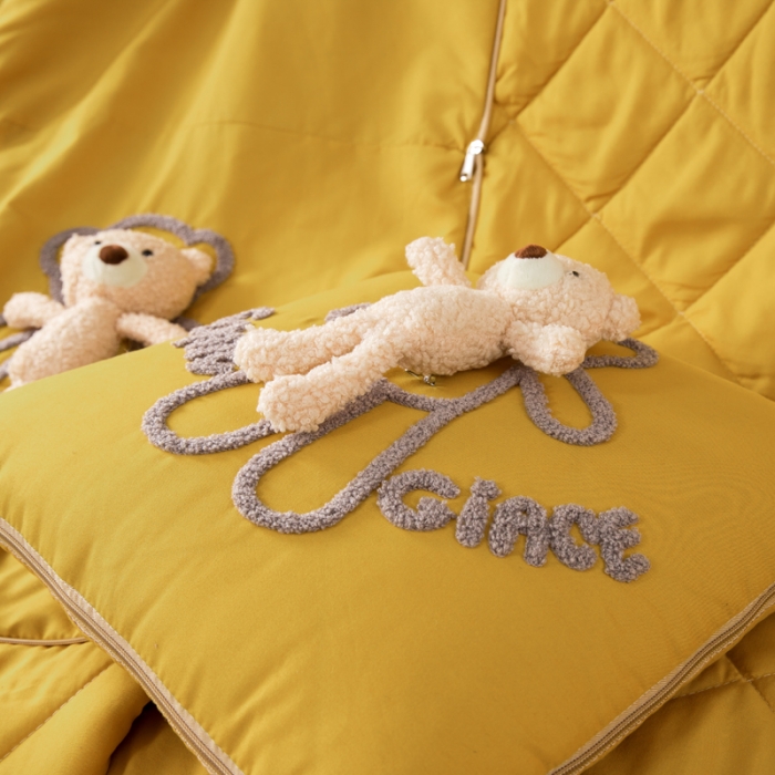 91家纺网 家纺一手货源 找家纺 （总）慕澄 2022新款玩偶熊可拆卸抱枕被