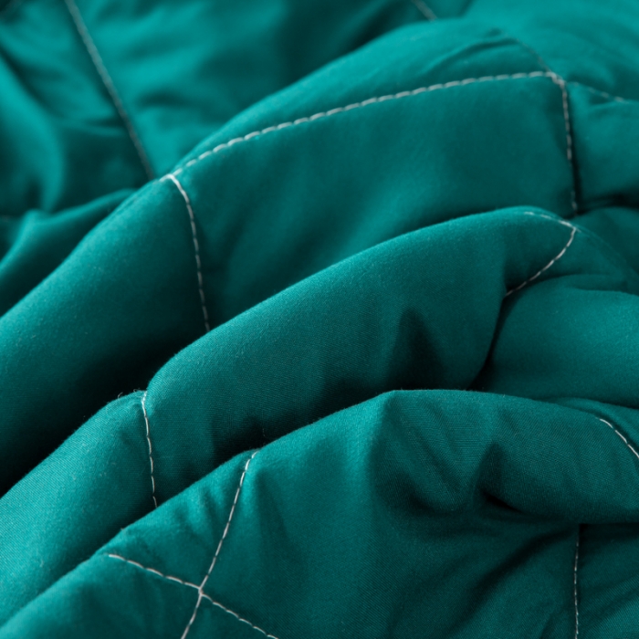 91家纺网 家纺一手货源 找家纺 慕澄 2022新款玩偶熊可拆卸抱枕被 玩偶熊-墨绿色