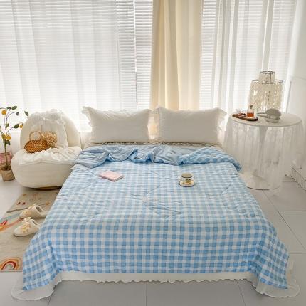 91家纺网 家纺一手货源 找家纺 （总）林希 2023春夏新款韩版夏被春秋被四季被花边夏被