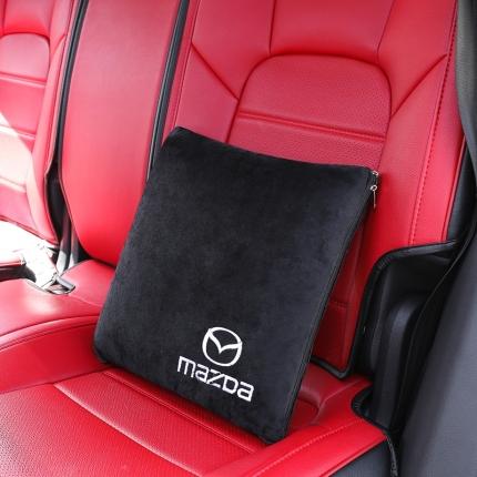 91家纺网 家纺一手货源 找家纺 慕澄 2022新款水晶绒黑色抱枕被 马自达黑