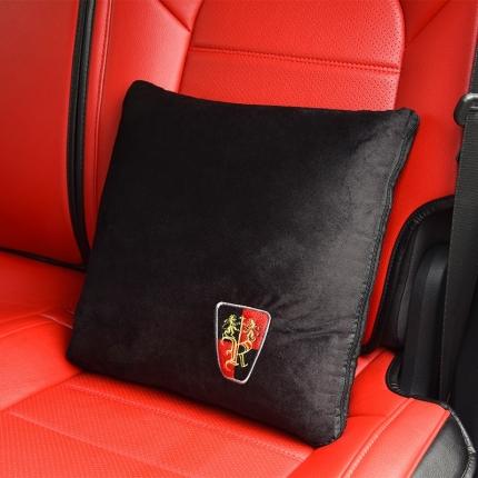 91家纺网 家纺一手货源 找家纺 慕澄 2022新款水晶绒黑色抱枕被 荣威