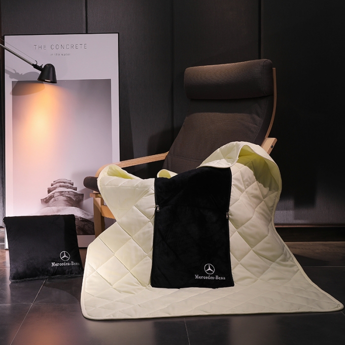 91家纺网 家纺一手货源 找家纺 （总）慕澄 2022新款水晶绒黑色抱枕被