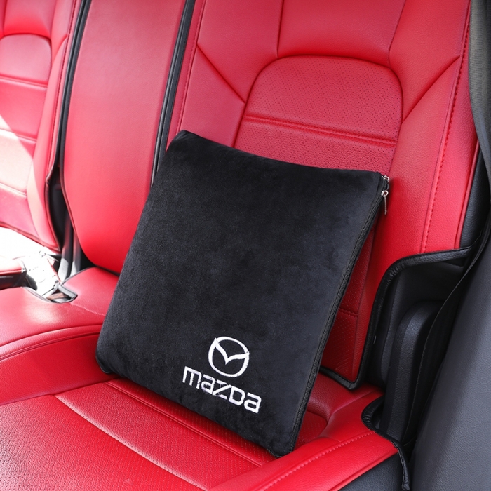 91家纺网 家纺一手货源 找家纺 慕澄 2022新款水晶绒黑色抱枕被 马自达黑