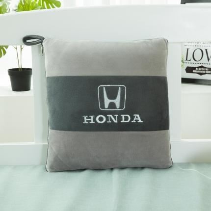 91家纺网 家纺一手货源 找家纺 慕澄 2022新款水晶绒双拼抱枕被 本田灰