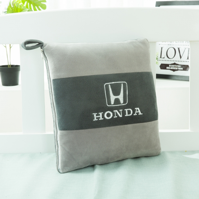 91家纺网 家纺一手货源 找家纺 慕澄 2022新款水晶绒双拼抱枕被 本田灰