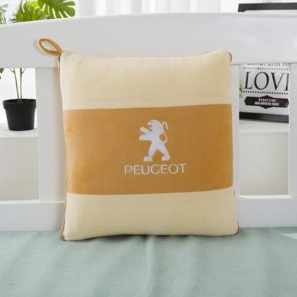 慕澄 2022新款水晶绒双拼抱枕被 别致