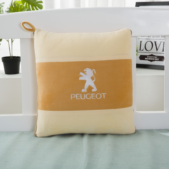 91家纺网 家纺一手货源 找家纺 慕澄 2022新款水晶绒双拼抱枕被 别致