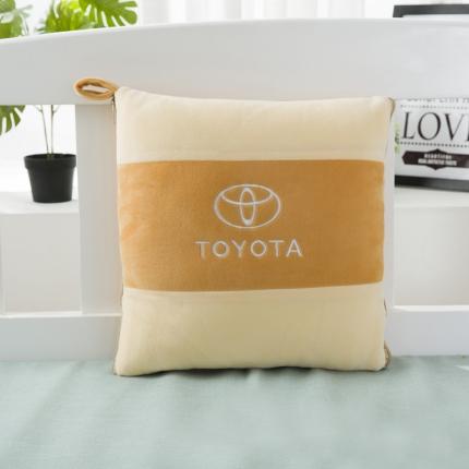 慕澄 2022新款水晶绒双拼抱枕被 丰田