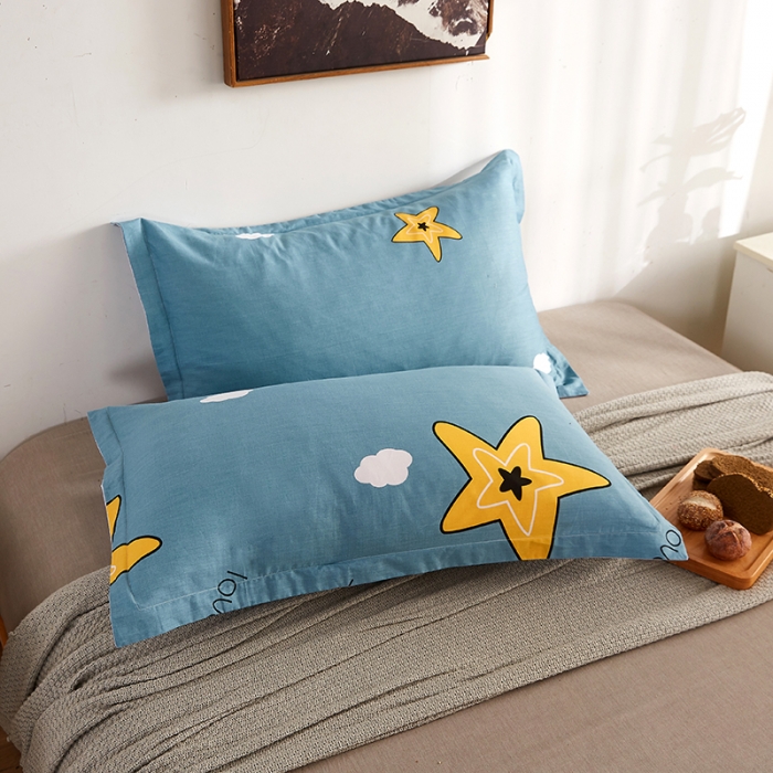 91家纺网 家纺一手货源 找家纺 菲梵 2022新款12868全棉单品枕套一对 依恋