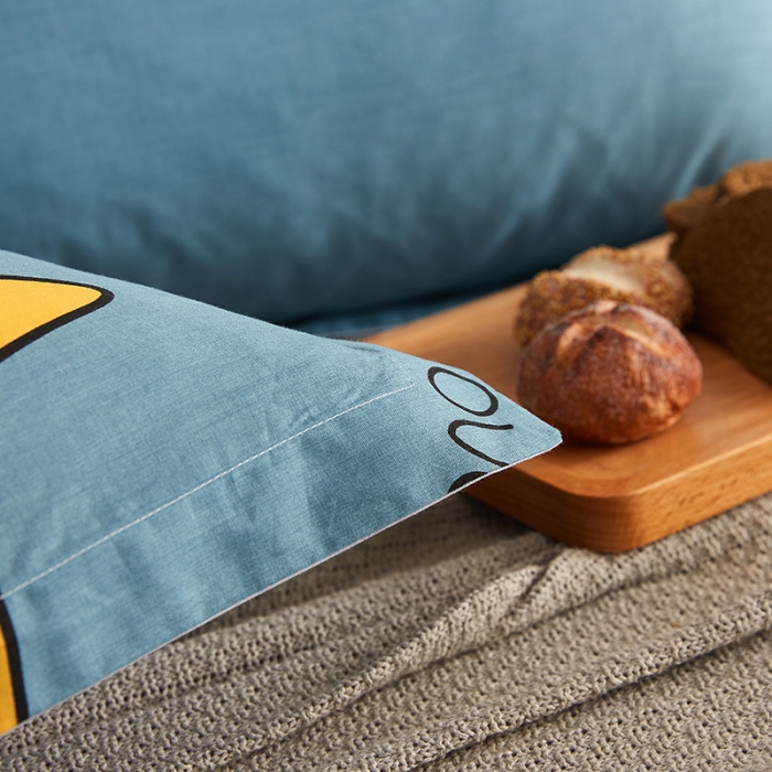 91家纺网 家纺一手货源 找家纺 菲梵 2022新款12868全棉单品枕套一对 依恋