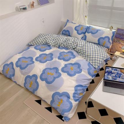 91家纺网 家纺一手货源 找家纺 （总）北纬27度 2022新款全棉油画系列四件套