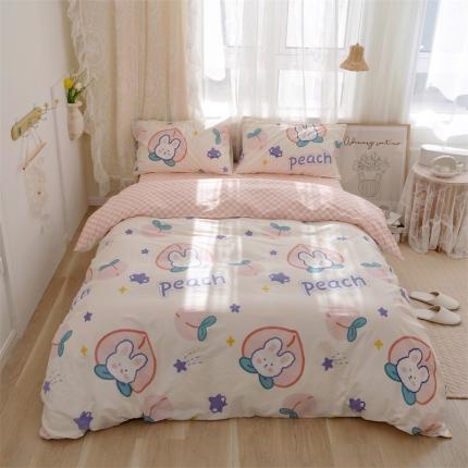 91家纺网 家纺一手货源 找家纺 （总）北纬27度 2022新款全棉油画系列四件套