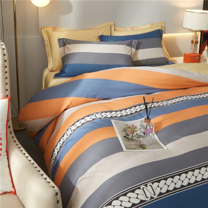 91家纺网 家纺一手货源 找家纺 沐白 2022全棉13376铂金棉印花四件套（第二批） 巴洛克