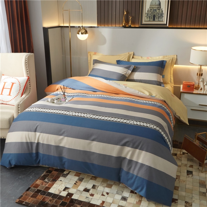 91家纺网 家纺一手货源 找家纺 沐白 2022全棉13376铂金棉印花四件套（第二批） 巴洛克