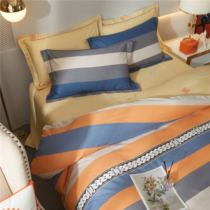 91家纺网 家纺一手货源 找家纺 沐白 2022全棉13376铂金棉印花四件套（第二批） 巴洛克