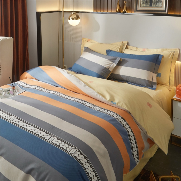 91家纺网 家纺一手货源 找家纺 沐白 2022全棉13376铂金棉印花四件套（第二批） 巴洛克