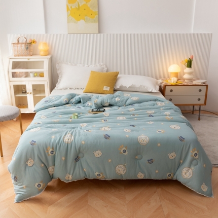 91家纺网 家纺一手货源 找家纺 (总)大彩家居可水洗针织棉夏被子被芯春秋被冬被空调被夏凉被