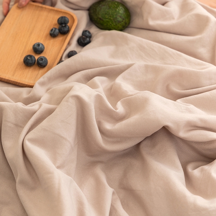 91家纺网 家纺一手货源 找家纺 森林人 2022新款水洗棉大豆纤维夏凉被 风格2 卡其