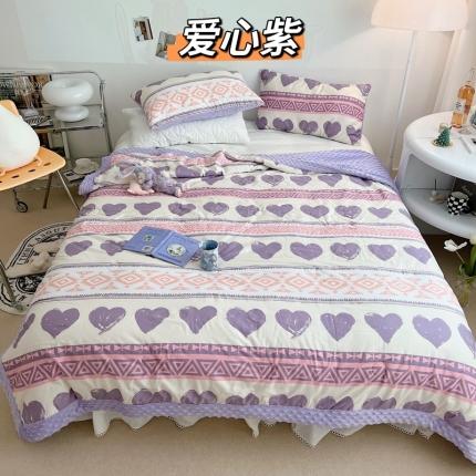 91家纺网 家纺一手货源 找家纺 （总）星期八 2022新款豆豆夏被包边款系列二