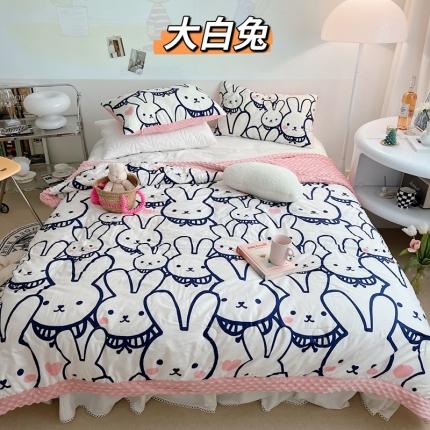 91家纺网 家纺一手货源 找家纺 （总）星期八 2022新款豆豆夏被包边款系列二