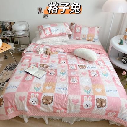 91家纺网 家纺一手货源 找家纺 （总）星期八 2022新款豆豆夏被包边款系列二