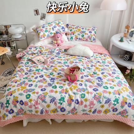 91家纺网 家纺一手货源 找家纺 （总）星期八 2022新款豆豆夏被包边款系列二