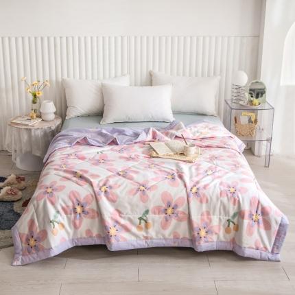 绵庭家纺 2023新款舒适亲肤全棉单夏被 卉雅