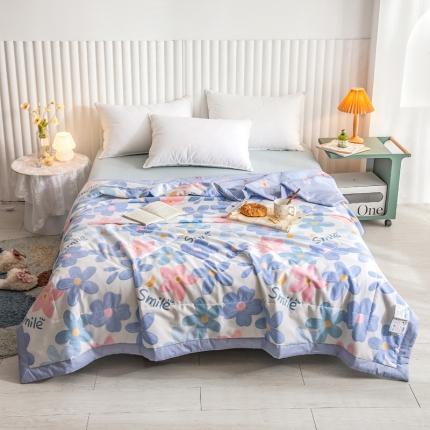 绵庭家纺 2023新款舒适亲肤全棉单夏被 浅浅花漾