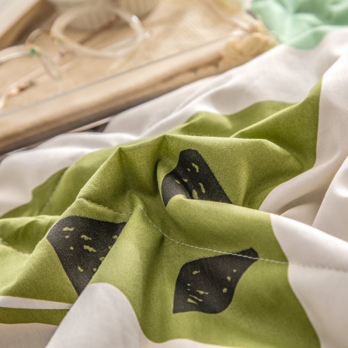 91家纺网 家纺一手货源 找家纺 绵庭家纺 2023新款舒适亲肤全棉单夏被 时间定格