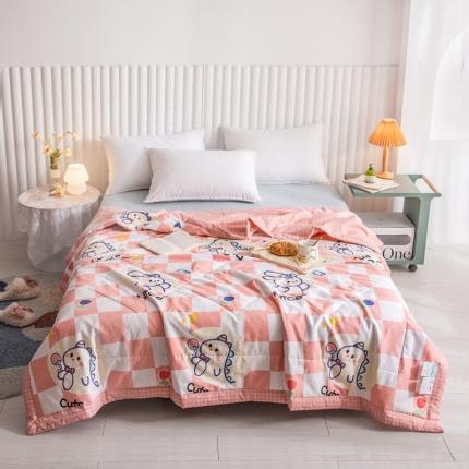 绵庭家纺 2023新款舒适亲肤全棉单夏被 甜美主义