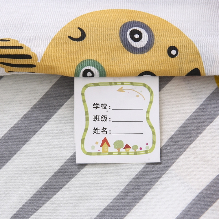 91家纺网 家纺一手货源 找家纺 绵庭家纺 2022新款幼儿园全棉多件套 缤纷小鱼