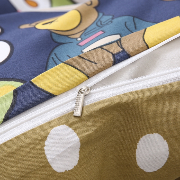 91家纺网 家纺一手货源 找家纺 绵庭家纺 2022新款幼儿园全棉多件套 欢乐派对