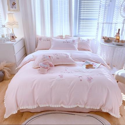 91家纺网 家纺一手货源 找家纺 馨蕊 2022新款100支高定系列四件套-可可小姐