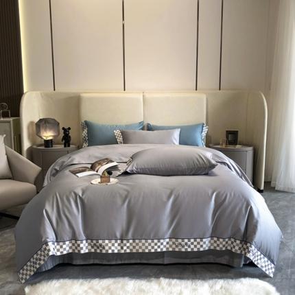 馨蕊 2022新款100支高定系列四件套-米兰 米兰-高级灰