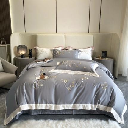 91家纺网 家纺一手货源 找家纺 （总）馨蕊 2022新款100支高定系列四件套-蜜语