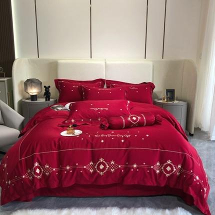 91家纺网 家纺一手货源 找家纺 馨蕊 2022新款100支高定系列四件套-约定