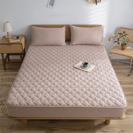 91家纺网 家纺一手货源 找家纺 （总）蓝巢 2022新款全棉水洗棉加棉床笠