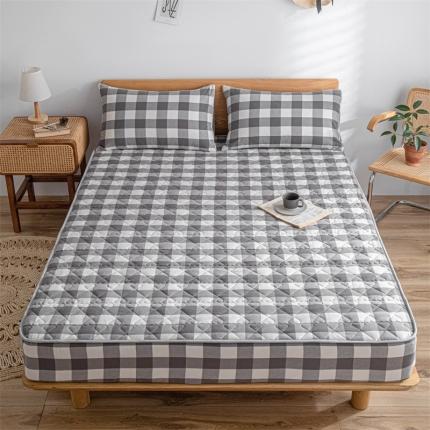 91家纺网 家纺一手货源 找家纺 （总）蓝巢 2022新款全棉水洗棉加棉床笠