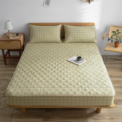 91家纺网 家纺一手货源 找家纺 （总）蓝巢 2022新款全棉水洗棉加棉床笠