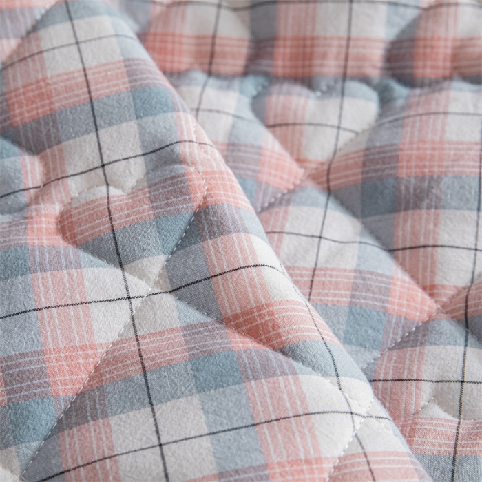 91家纺网 家纺一手货源 找家纺 蓝巢 2022新款全棉水洗棉加棉床笠 贝拉粉