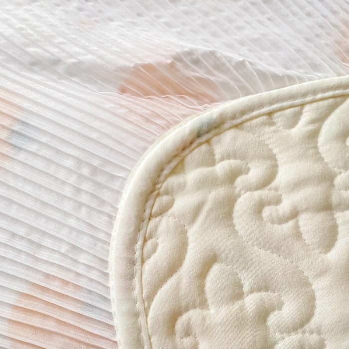 91家纺网 家纺一手货源 找家纺 简宜家居2022新款纯棉夹棉单品床盖 橙意园