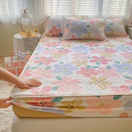 91家纺网 家纺一手货源 找家纺 总-简宜家居2022新款纯棉夹棉单品床笠