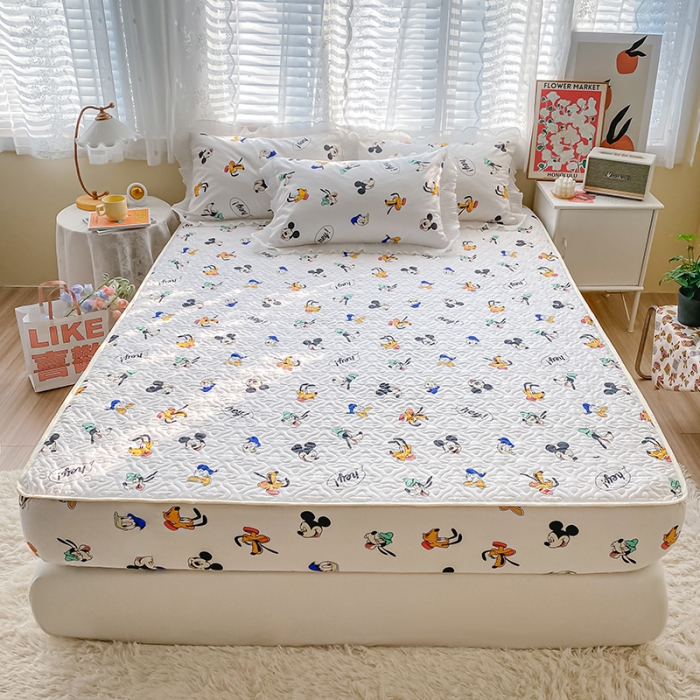 91家纺网 家纺一手货源 找家纺 总-简宜家居2022新款纯棉夹棉单品床笠