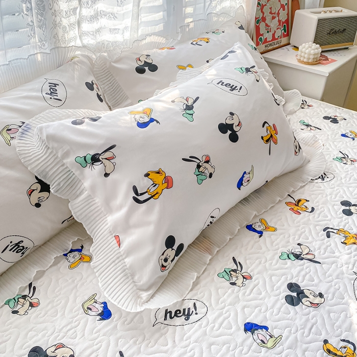 91家纺网 家纺一手货源 找家纺 总-简宜家居2022新款纯棉夹棉单品床笠