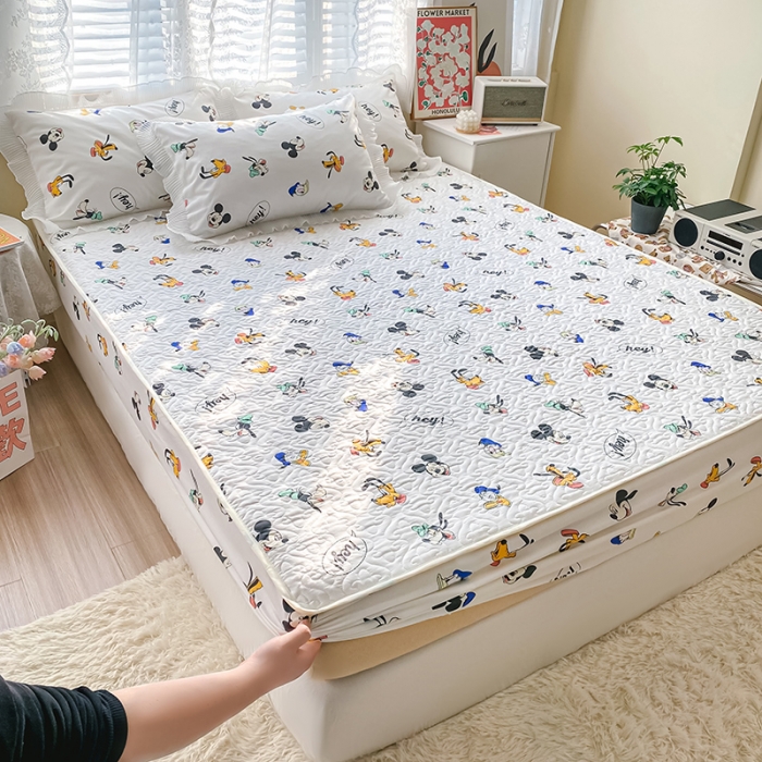 91家纺网 家纺一手货源 找家纺 总-简宜家居2022新款纯棉夹棉单品床笠