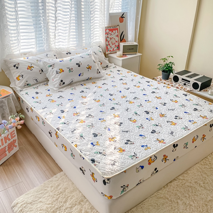 91家纺网 家纺一手货源 找家纺 总-简宜家居2022新款纯棉夹棉单品床笠