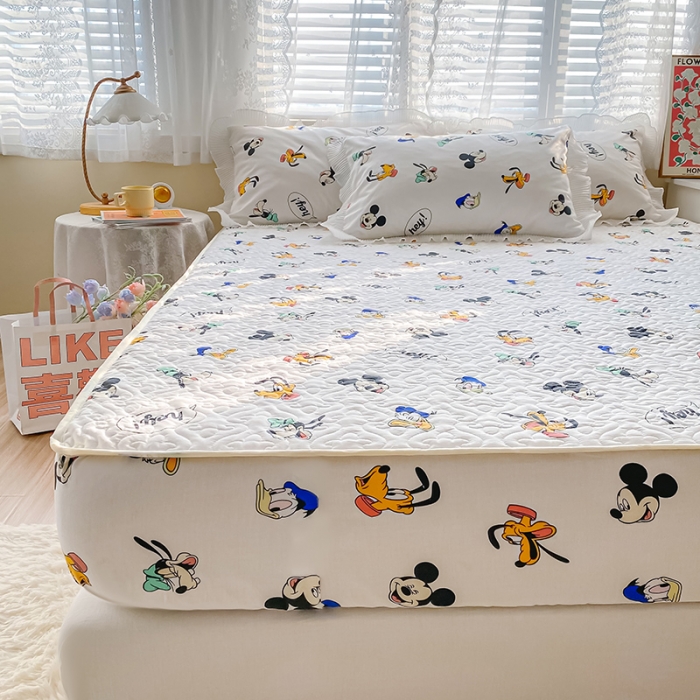 91家纺网 家纺一手货源 找家纺 总-简宜家居2022新款纯棉夹棉单品床笠